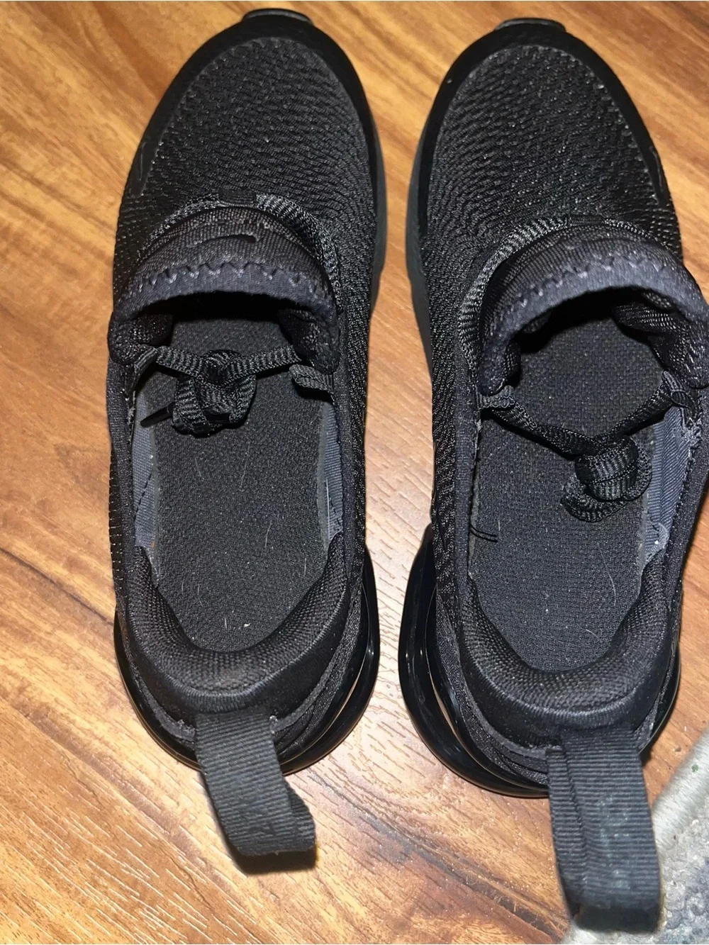 Nike Air Max 270 Boys Preschool Athletic Shoes Black 2Y